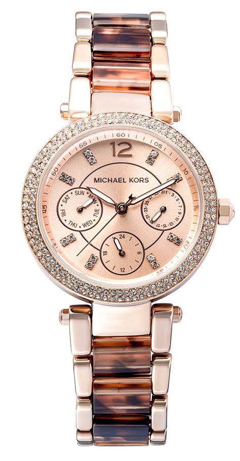 Michael Kors parker rose goldtone